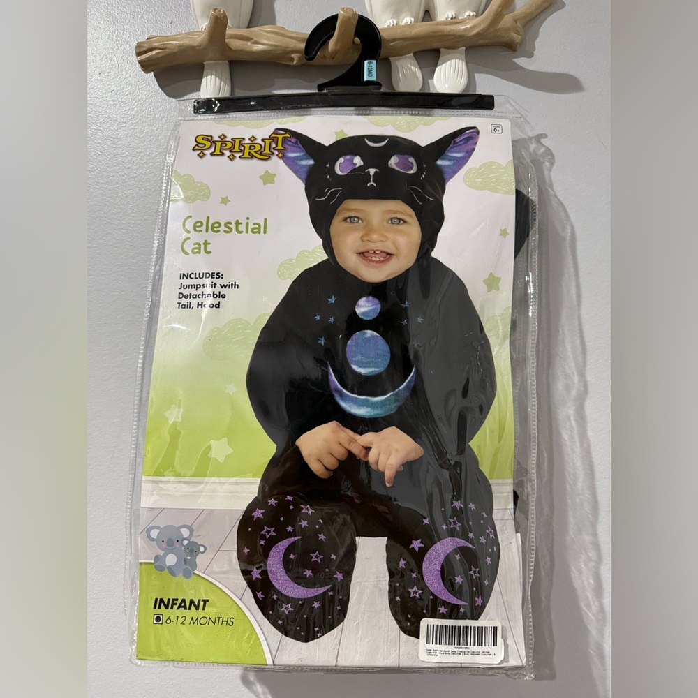 Celestial Cat Costume Infant Spirit Halloween 6-12 Months‎ Warm Cozy A